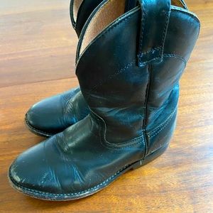 Carreta Boots, leather, black